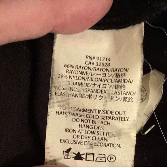 Armani Exchange Y2K Gold Chain-Link Embellished Black Dress Puff Sleeves - Picture 6 of 6